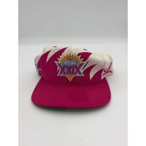 Vintage Super Bowl XXIX 29 Snapback Sharktooth 90s NFL Logo Cap Mens
